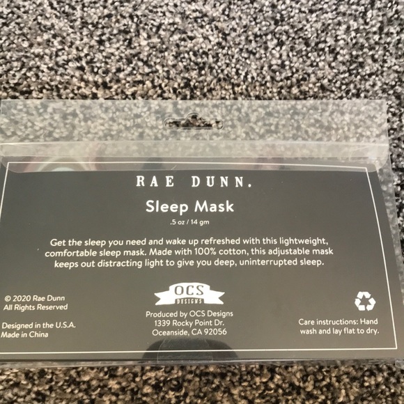 RAE DUNN DREAMING Sleep Mask - Picture 4 of 4